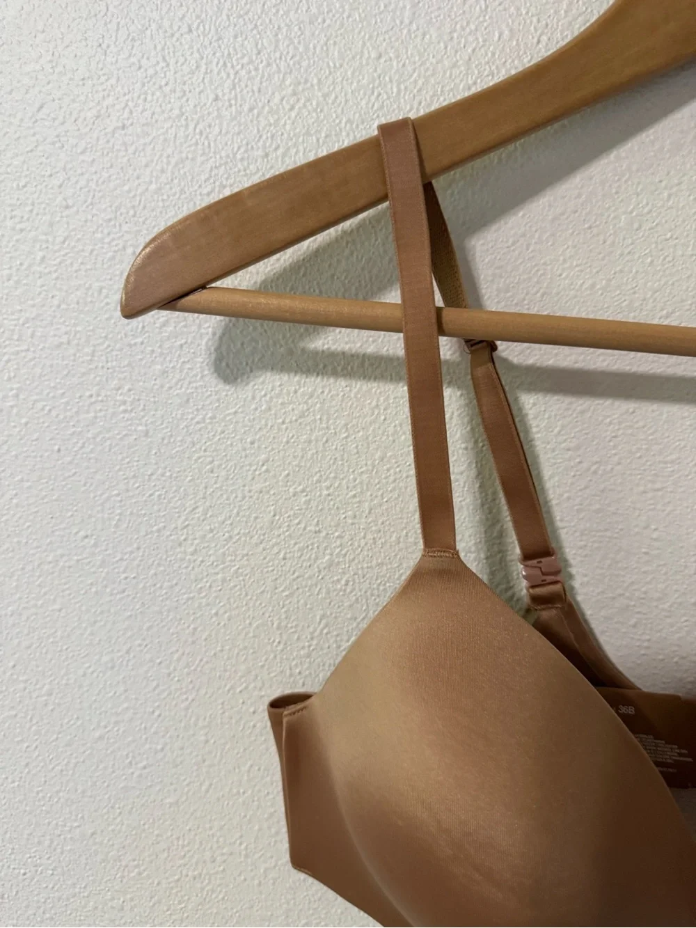 GAP Everyday Smooth Wireless Bra Cognac Lightly Lined Convertible NWT-36B